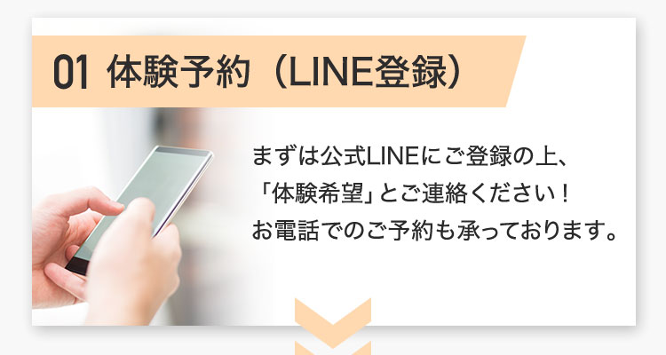 体験予約（LINE登録）
